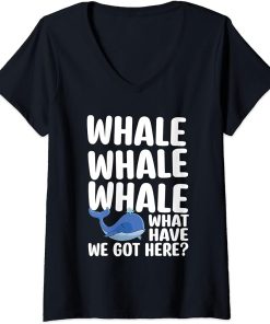 Womens Funny Orca Lover Graphic for Women Men Kids Orca Lover V-Neck T-Shirt