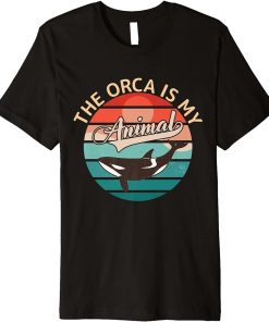 The Orca Is My Spirit Animal - Vintage Killer Whale Premium T-Shirt