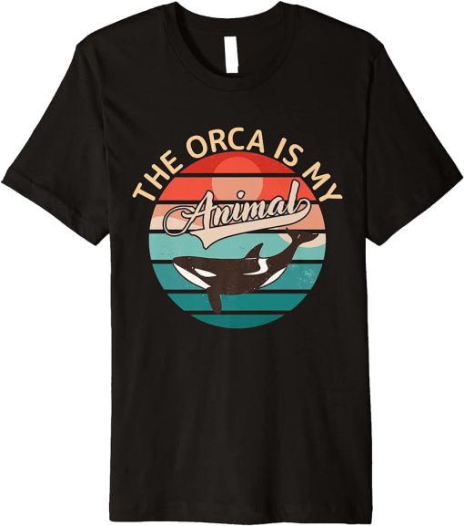 The Orca Is My Spirit Animal - Vintage Killer Whale Premium T-Shirt