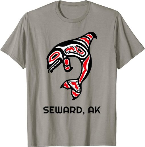 Seward Alaska Native American Indian Orca Killer Whales Gift T-Shirt